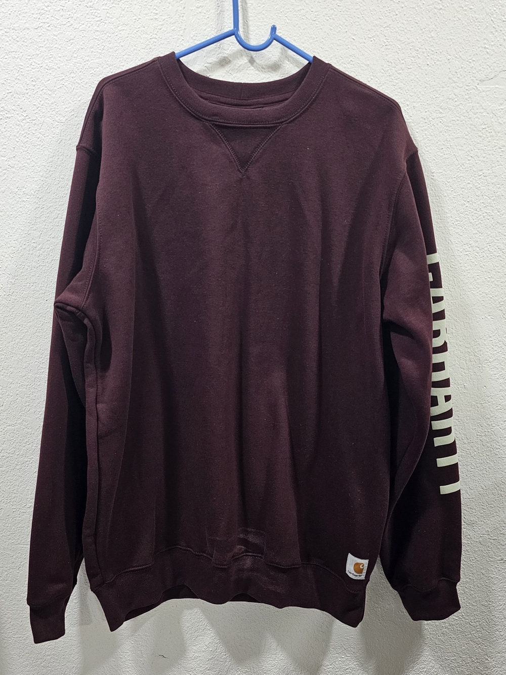 Carhartt Men’s Maroon Crewneck Sweatshirt